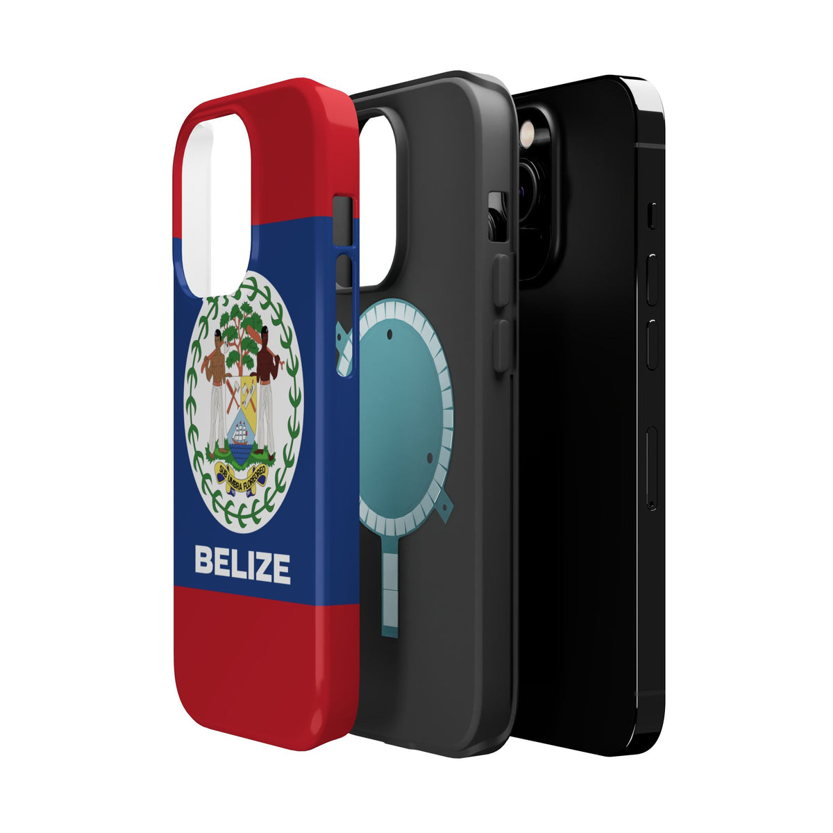 Belize Flag Magnetic Case - Irie Blues Boutique