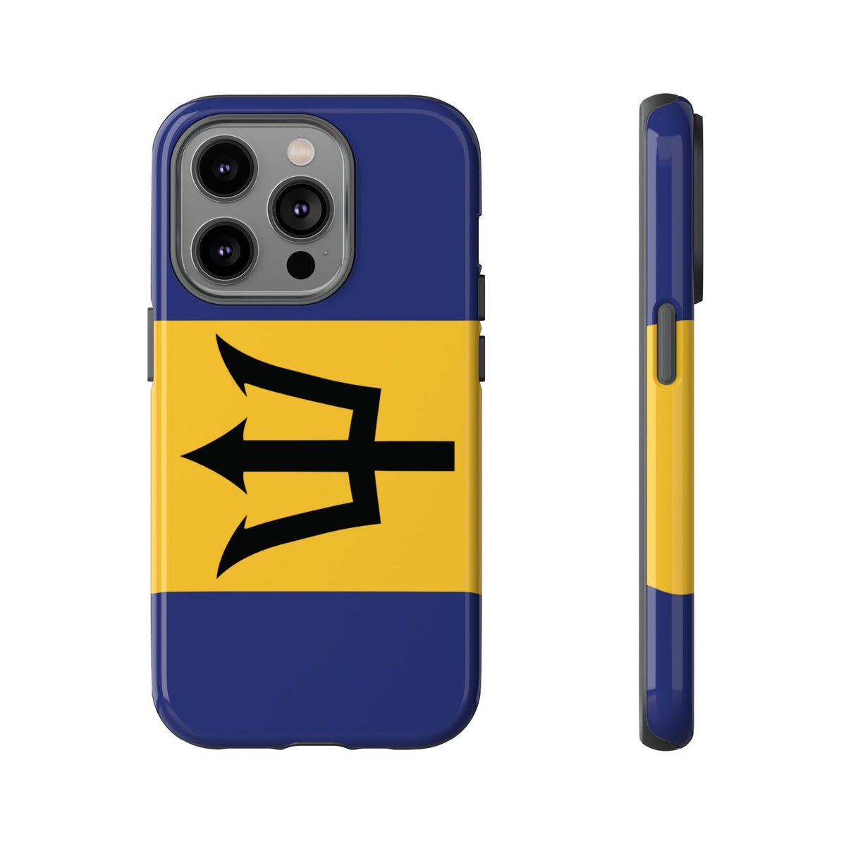 Barbados Flag Tough Phone Case - Irie Blues Boutique