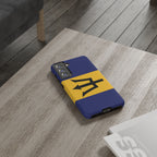 Barbados Flag Tough Phone Case - Irie Blues Boutique