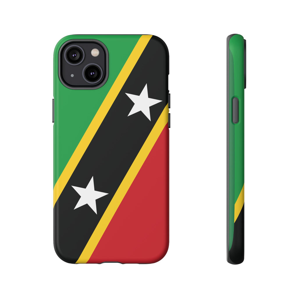 Saint Kitts and Nevis Flag Tough Phone Case - Irie Blues Boutique