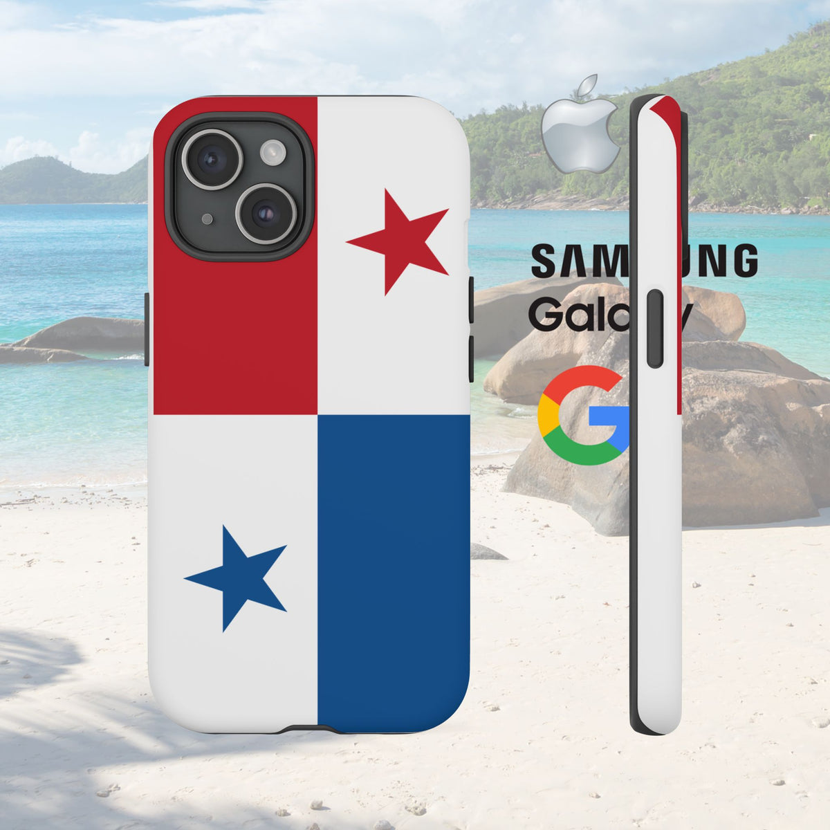 Panama Flag Tough Phone Case - Irie Blues Boutique