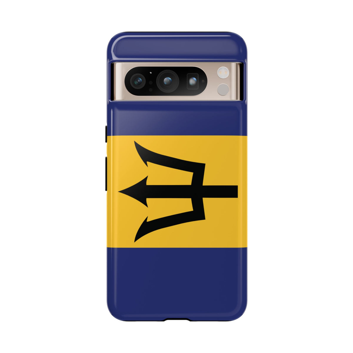 Barbados Flag Tough Phone Case - Irie Blues Boutique