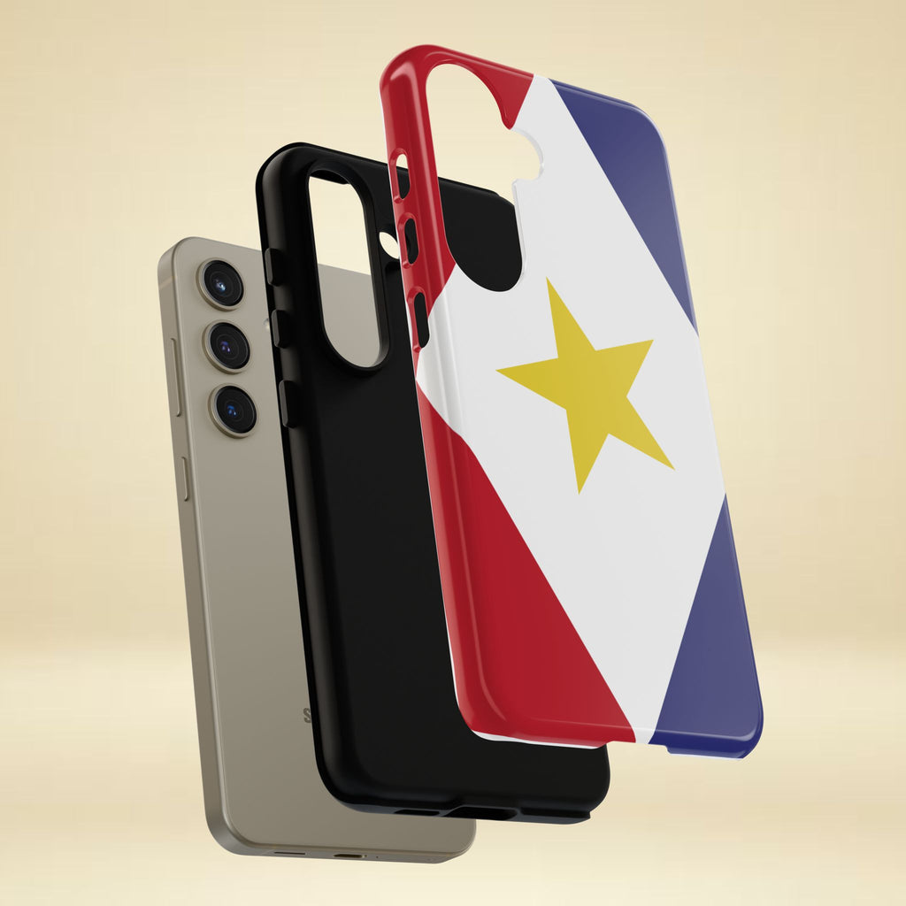 Saba Flag Tough Phone Case - Irie Blues Boutique