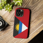 Antigua and Barbuda Flag Tough Phone Case - Irie Blues Boutique