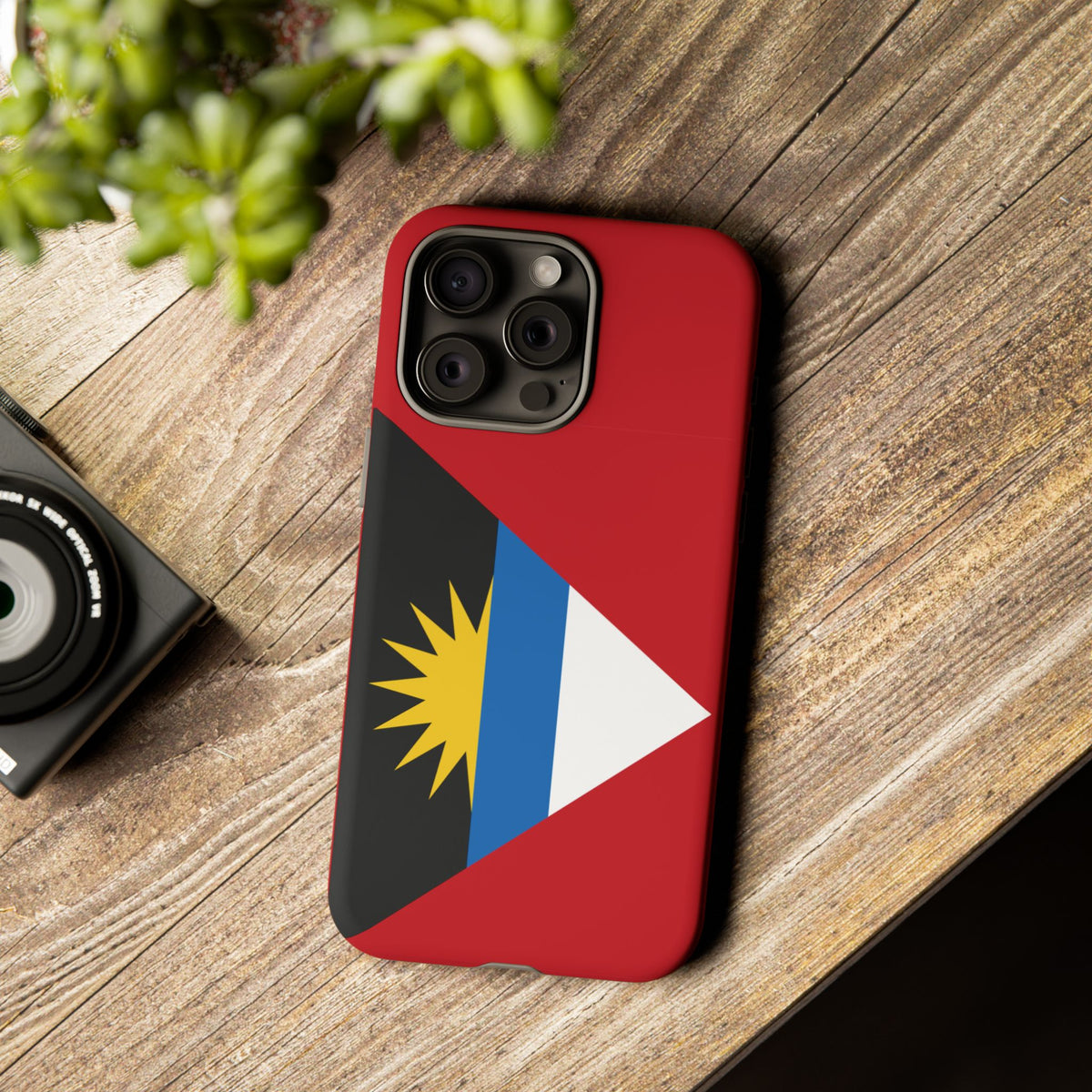 Antigua and Barbuda Flag Tough Phone Case - Irie Blues Boutique