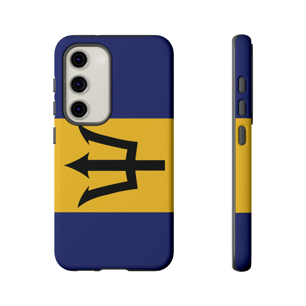 Barbados Flag Tough Phone Case - Irie Blues Boutique
