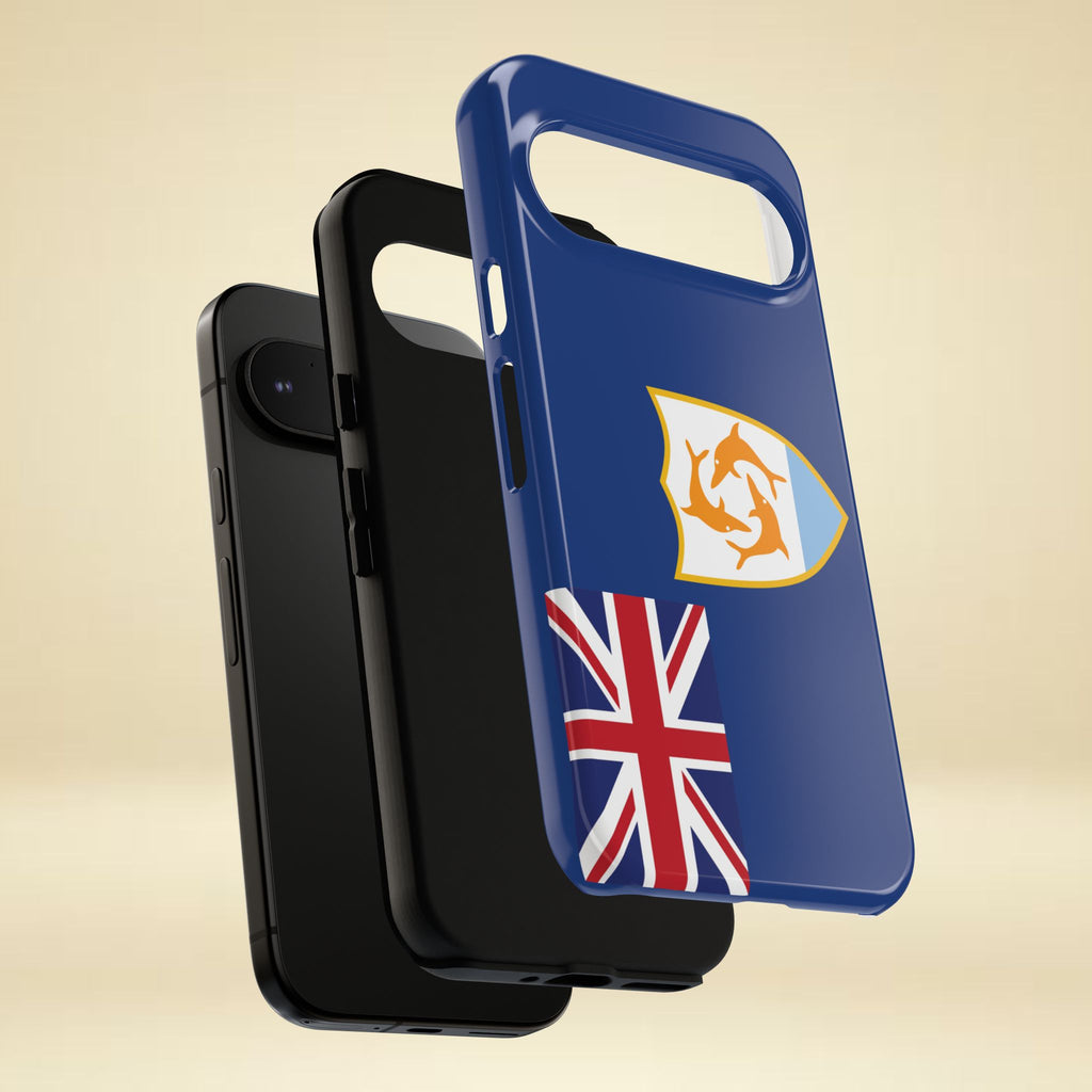 Anguilla Flag Tough Phone Case - Irie Blues Boutique