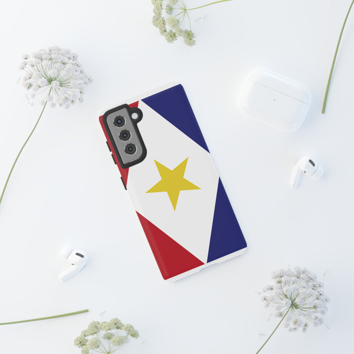 Saba Flag Tough Phone Case - Irie Blues Boutique