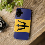 Barbados Flag Tough Phone Case - Irie Blues Boutique