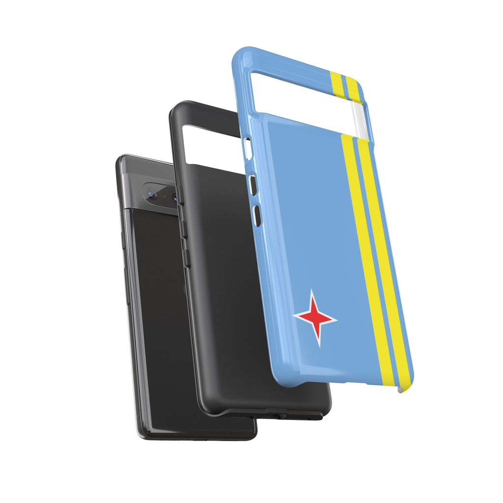 Aruba Flag Tough Phone Case - Irie Blues Boutique
