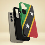 Saint Kitts and Nevis Flag Tough Phone Case - Irie Blues Boutique