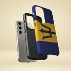 Barbados Flag Tough Phone Case - Irie Blues Boutique