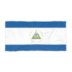 Nicaragua Flag Beach Towel