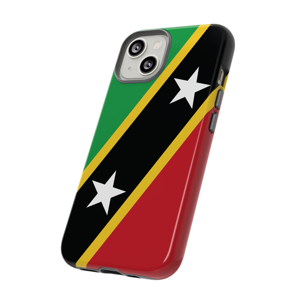 Saint Kitts and Nevis Flag Tough Phone Case - Irie Blues Boutique