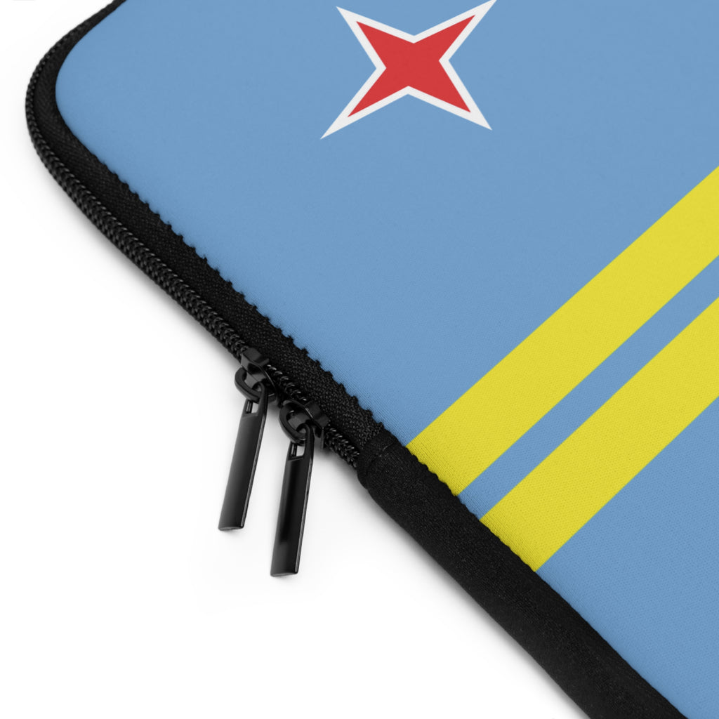 Aruba Flag Laptop Sleeve Case - Irie Blues Boutique