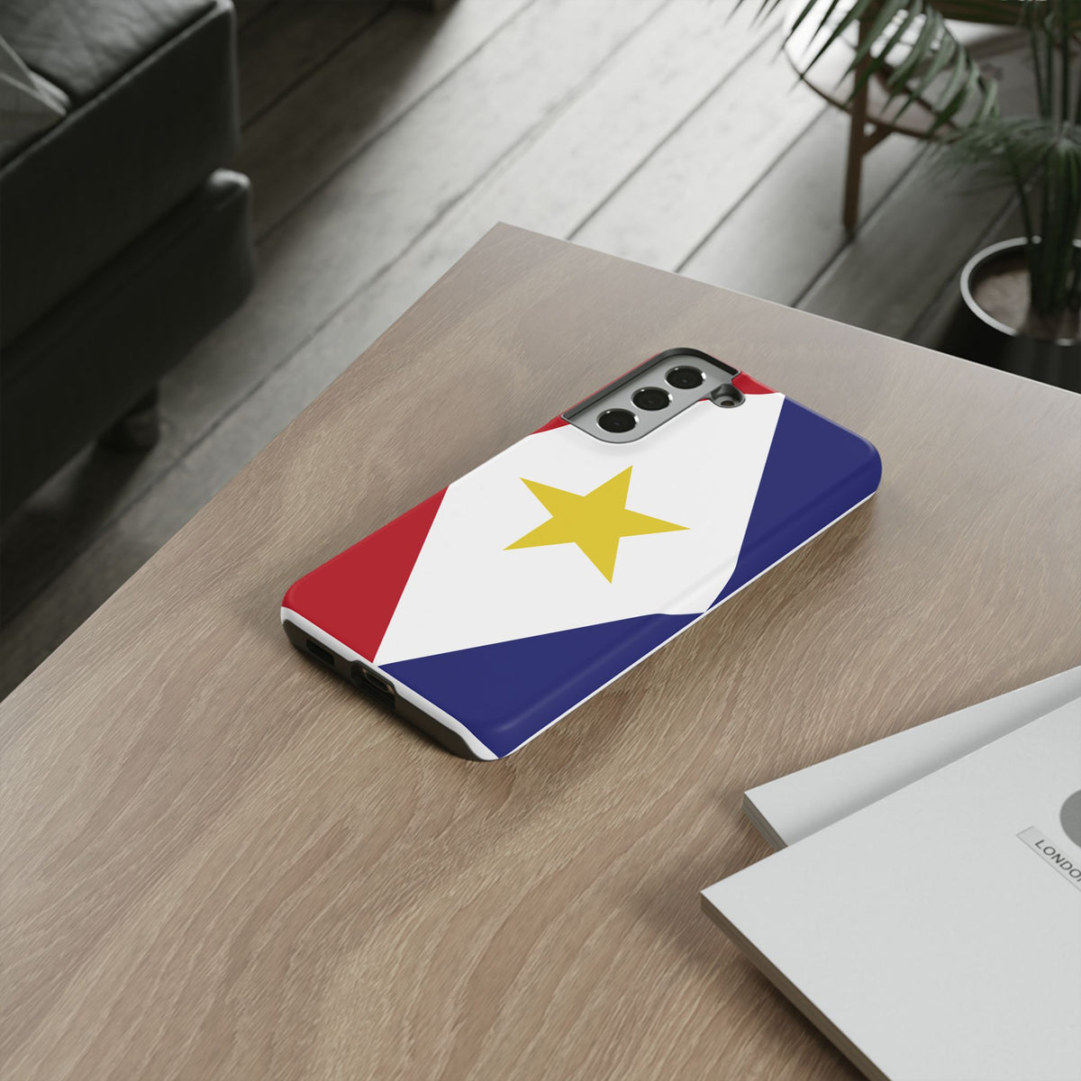 Saba Flag Tough Phone Case - Irie Blues Boutique