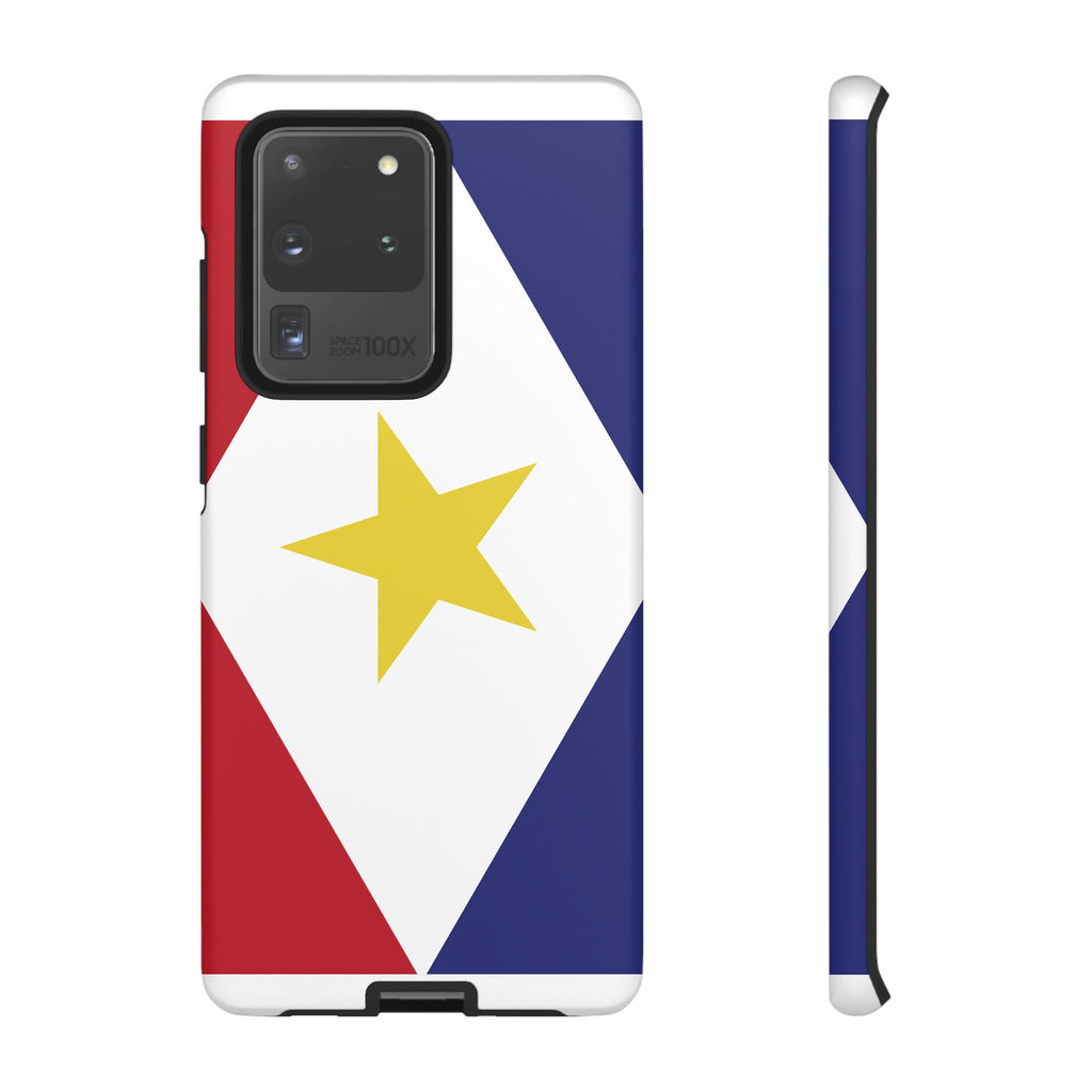 Saba Flag Tough Phone Case - Irie Blues Boutique