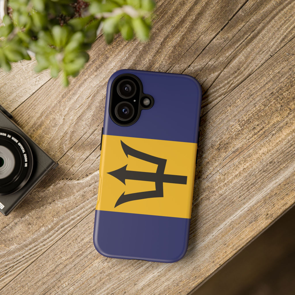 Barbados Flag Tough Phone Case - Irie Blues Boutique
