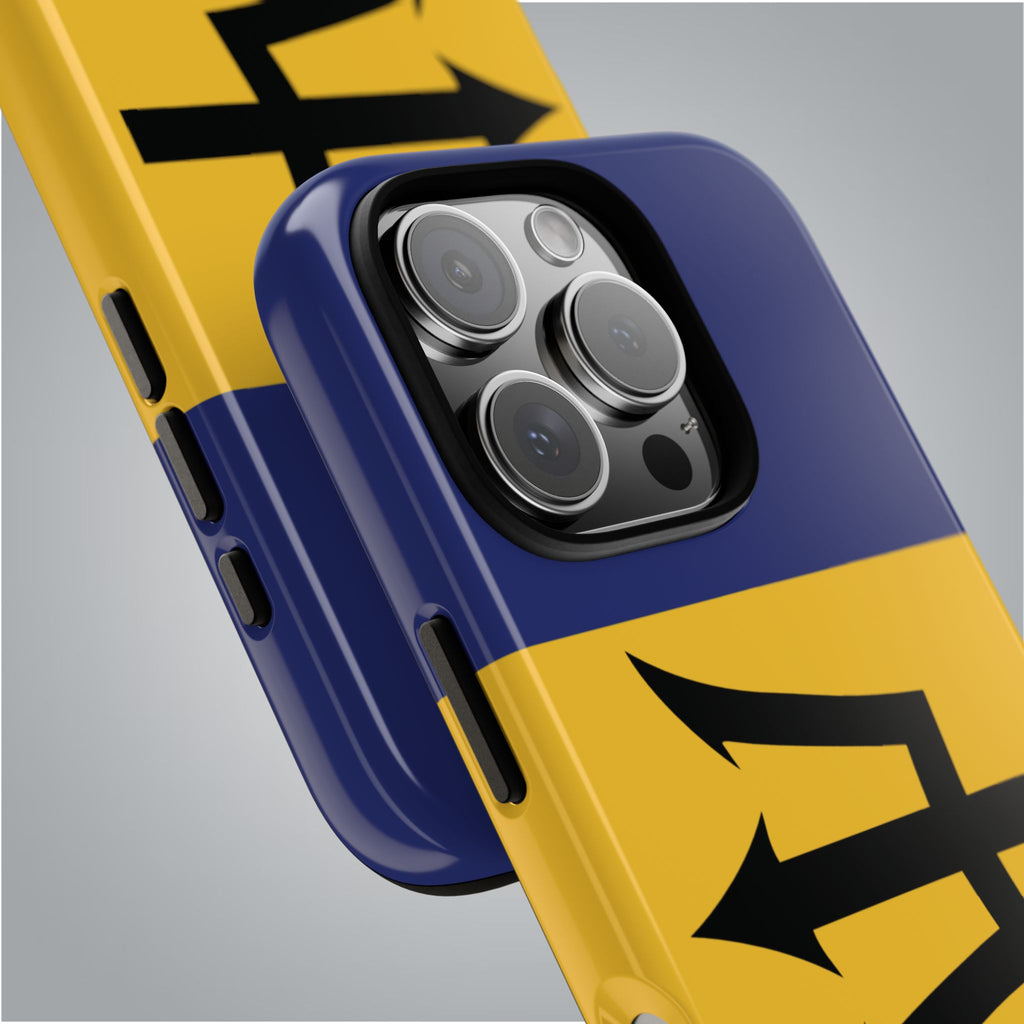 Barbados Flag Tough Phone Case - Irie Blues Boutique