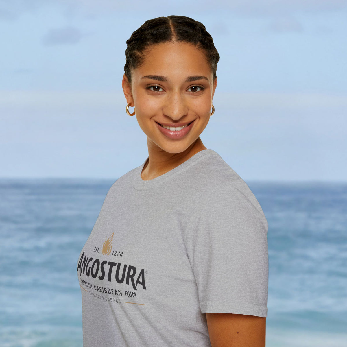 Angostura Beer Trinidad & Tobago Logo Unisex T-Shirt - Irie Blues Boutique
