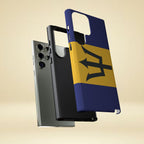 Barbados Flag Tough Phone Case - Irie Blues Boutique