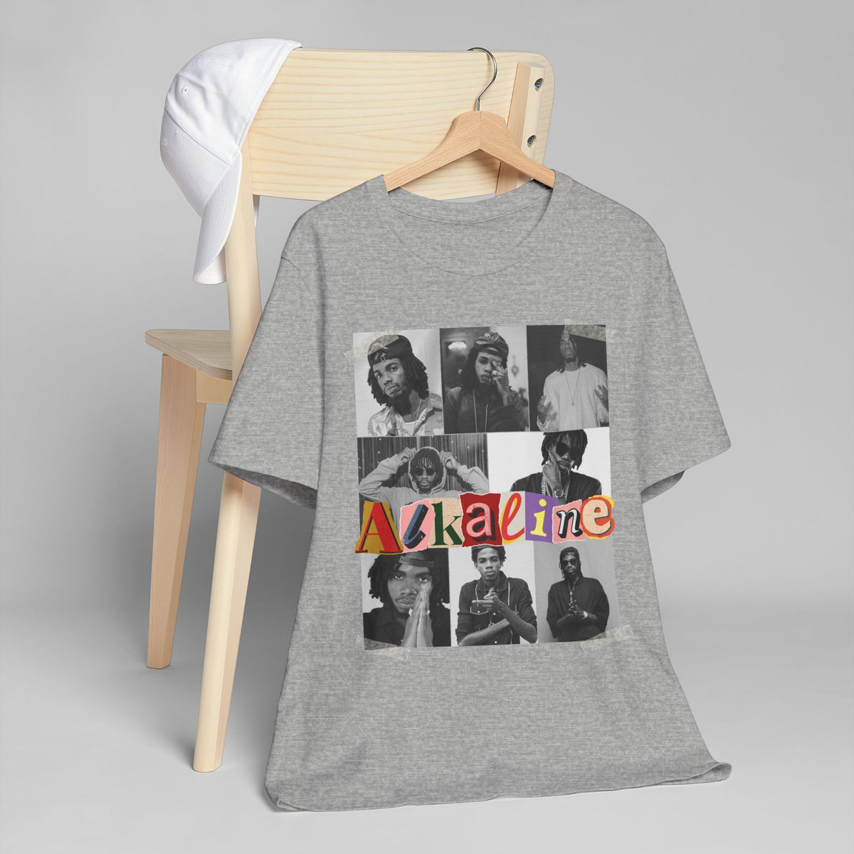Alkaline If a No Me Then a Who Then Collage T-Shirt - Irie Blues Boutique