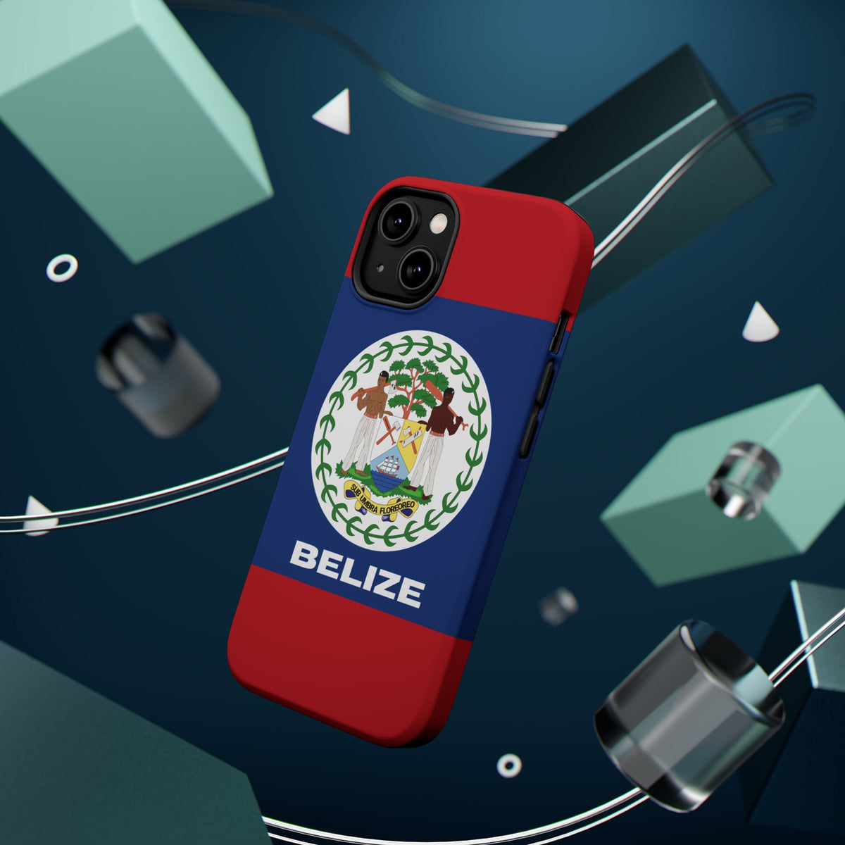 Belize Flag Magnetic Case - Irie Blues Boutique