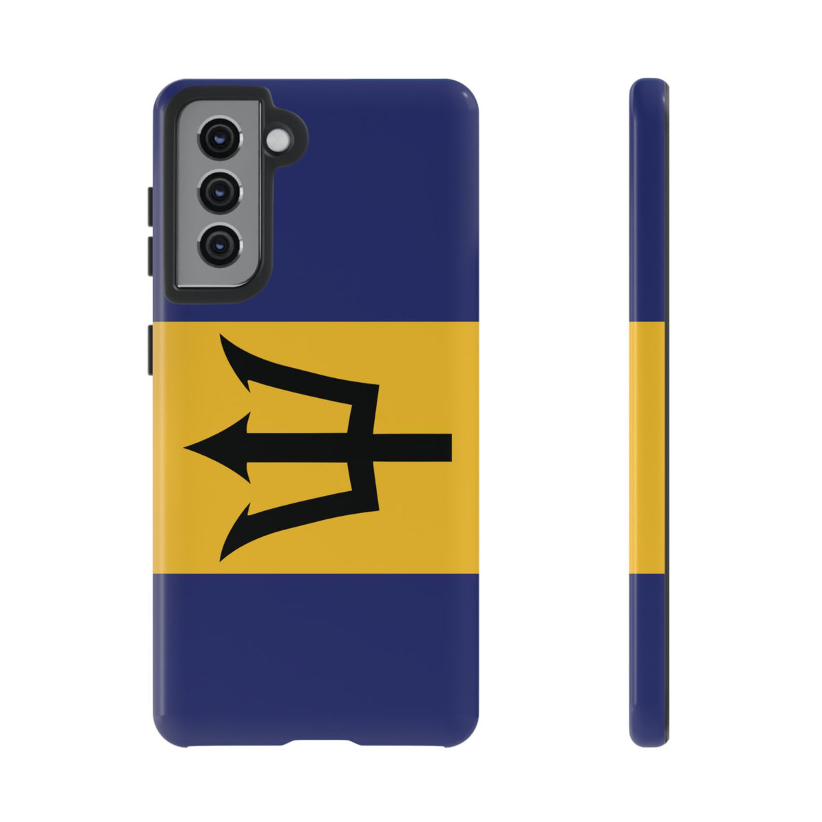 Barbados Flag Tough Phone Case - Irie Blues Boutique