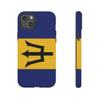 Barbados Flag Tough Phone Case - Irie Blues Boutique