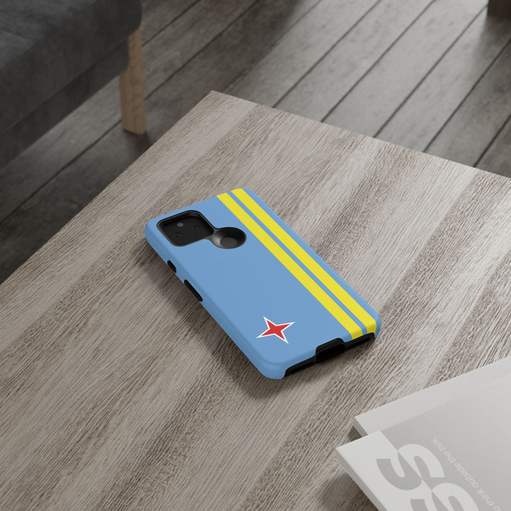 Aruba Flag Tough Phone Case - Irie Blues Boutique