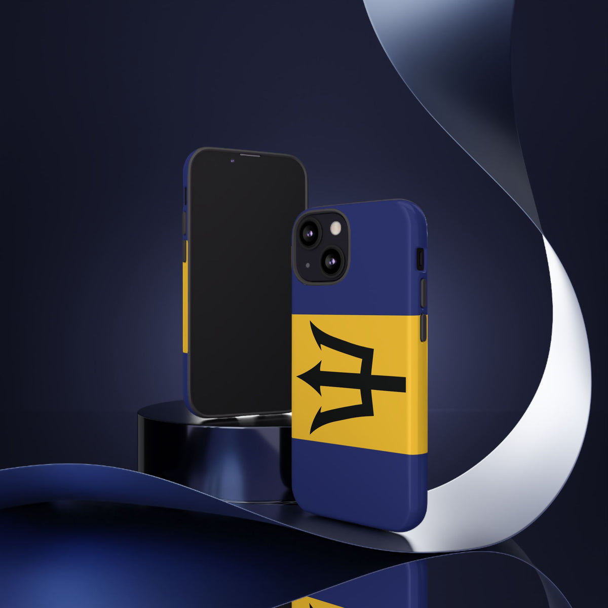 Barbados Flag Tough Phone Case - Irie Blues Boutique