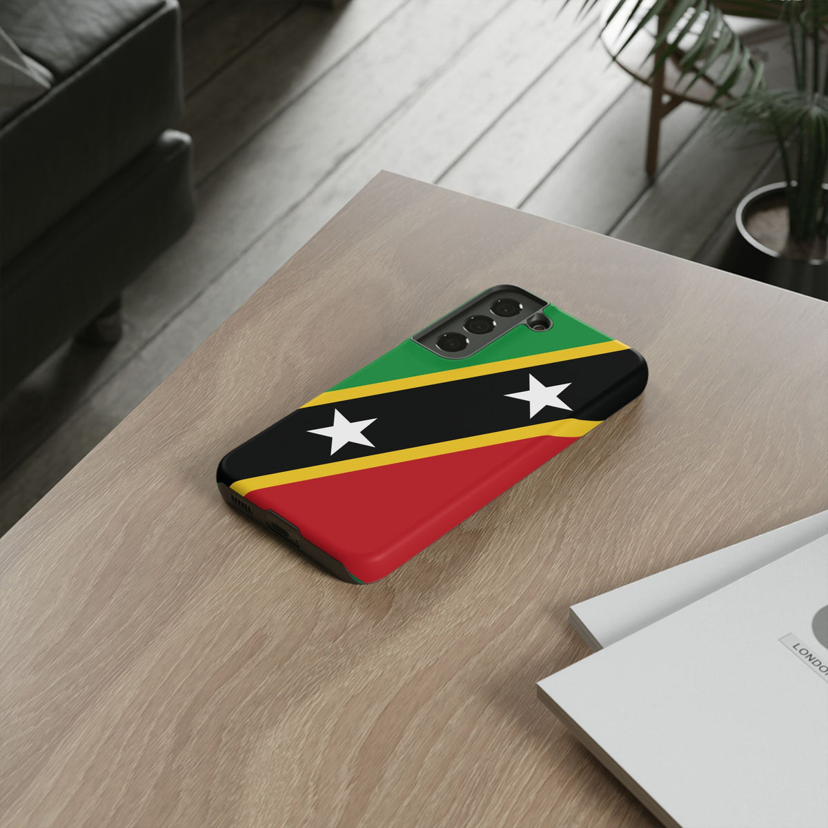 Saint Kitts and Nevis Flag Tough Phone Case - Irie Blues Boutique