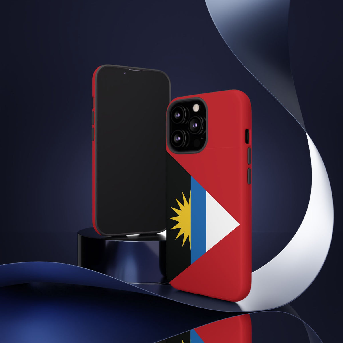 Antigua and Barbuda Flag Tough Phone Case - Irie Blues Boutique