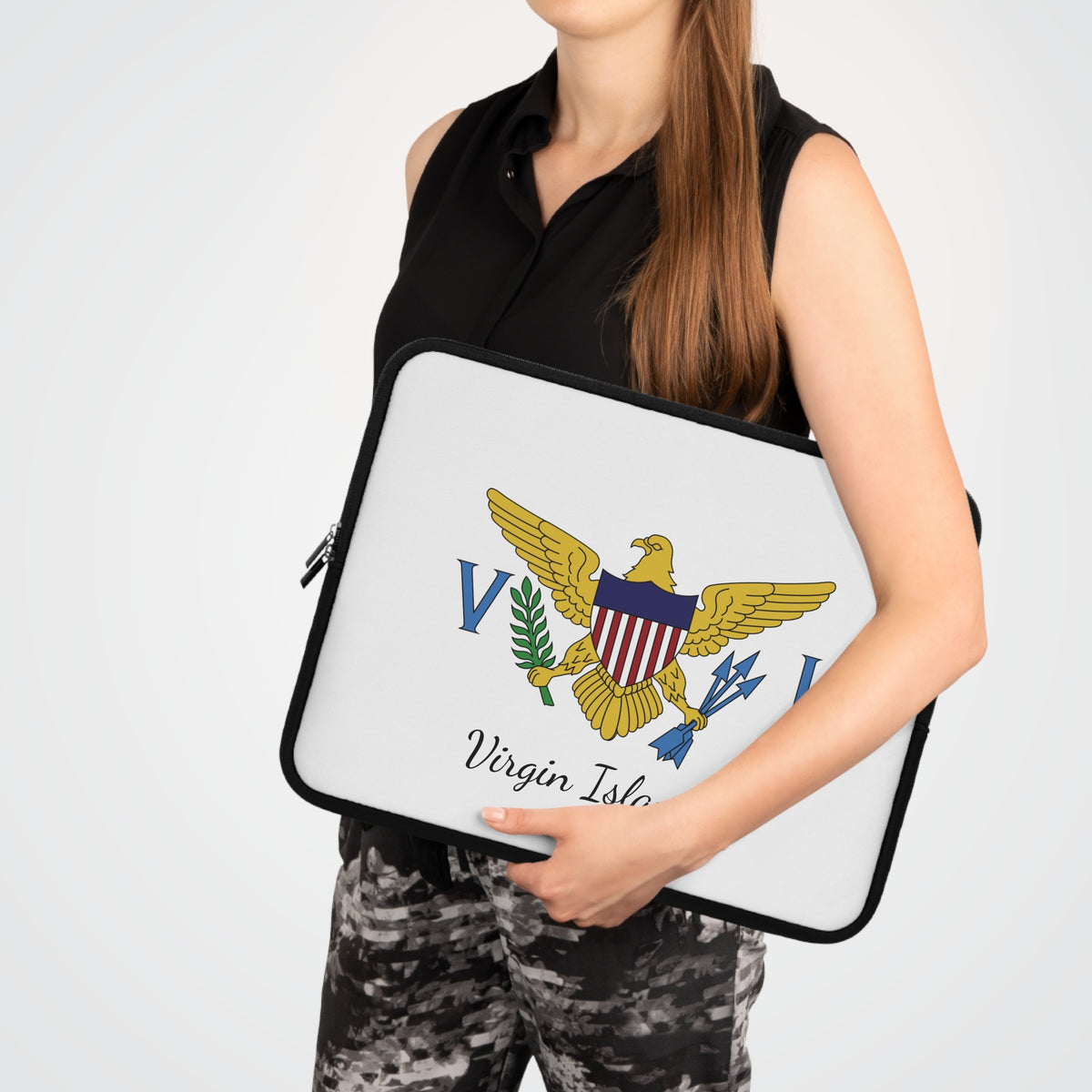 Virgin Islands Flag Laptop Sleeve Case - Irie Blues Boutique
