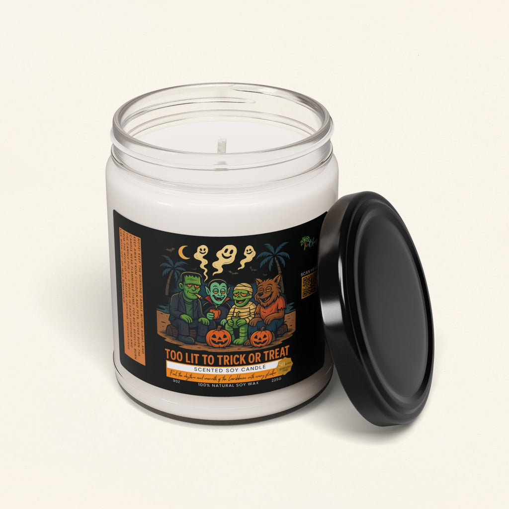 Too Lit to Trick or Treat Candle