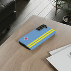 Aruba Flag Tough Phone Case - Irie Blues Boutique
