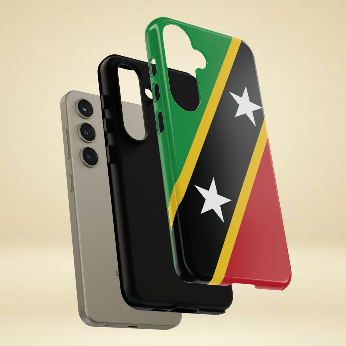 Saint Kitts and Nevis Flag Tough Phone Case - Irie Blues Boutique