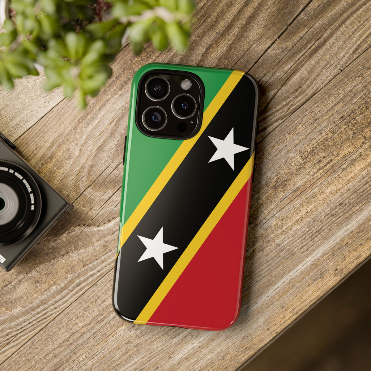 Saint Kitts and Nevis Flag Tough Phone Case - Irie Blues Boutique