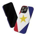 Saba Flag Tough Phone Case - Irie Blues Boutique