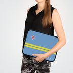 Aruba Flag Laptop Sleeve Case - Irie Blues Boutique