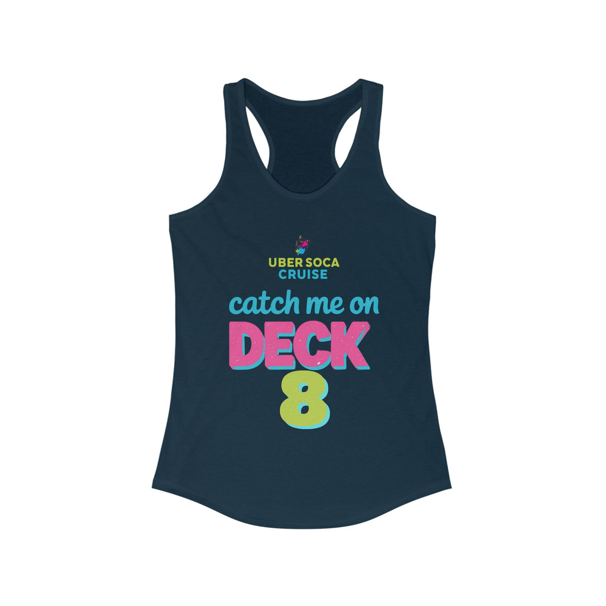 Catch Me on Deck 8 Women's Racerback Tank - Irie Blues Boutique