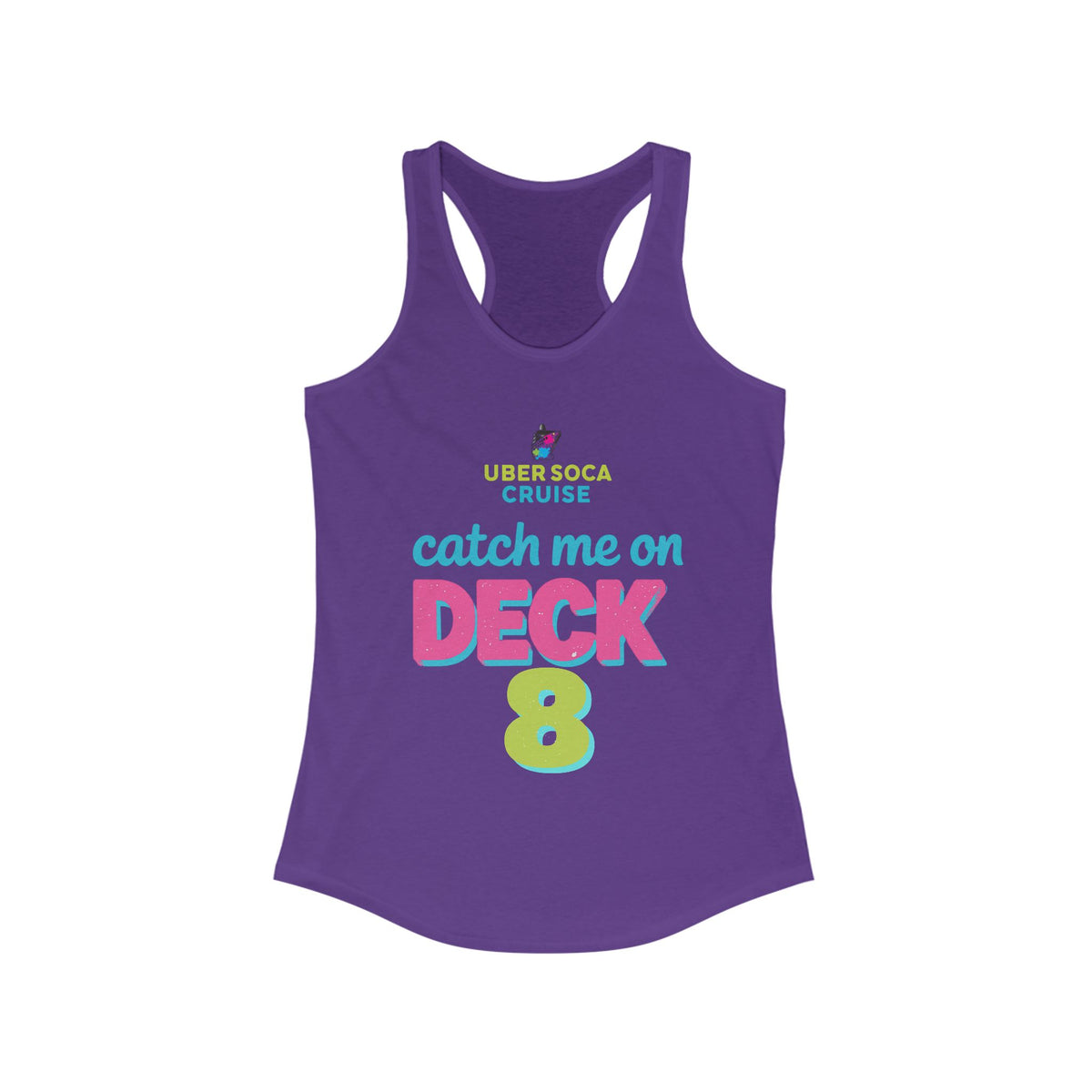 Catch Me on Deck 8 Women's Racerback Tank - Irie Blues Boutique