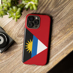 Antigua and Barbuda Flag Tough Phone Case - Irie Blues Boutique