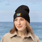 Suriname Coat of Arms Embroidered Knit Beanie - Irie Blues Boutique