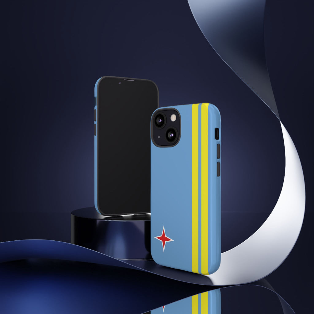 Aruba Flag Tough Phone Case - Irie Blues Boutique