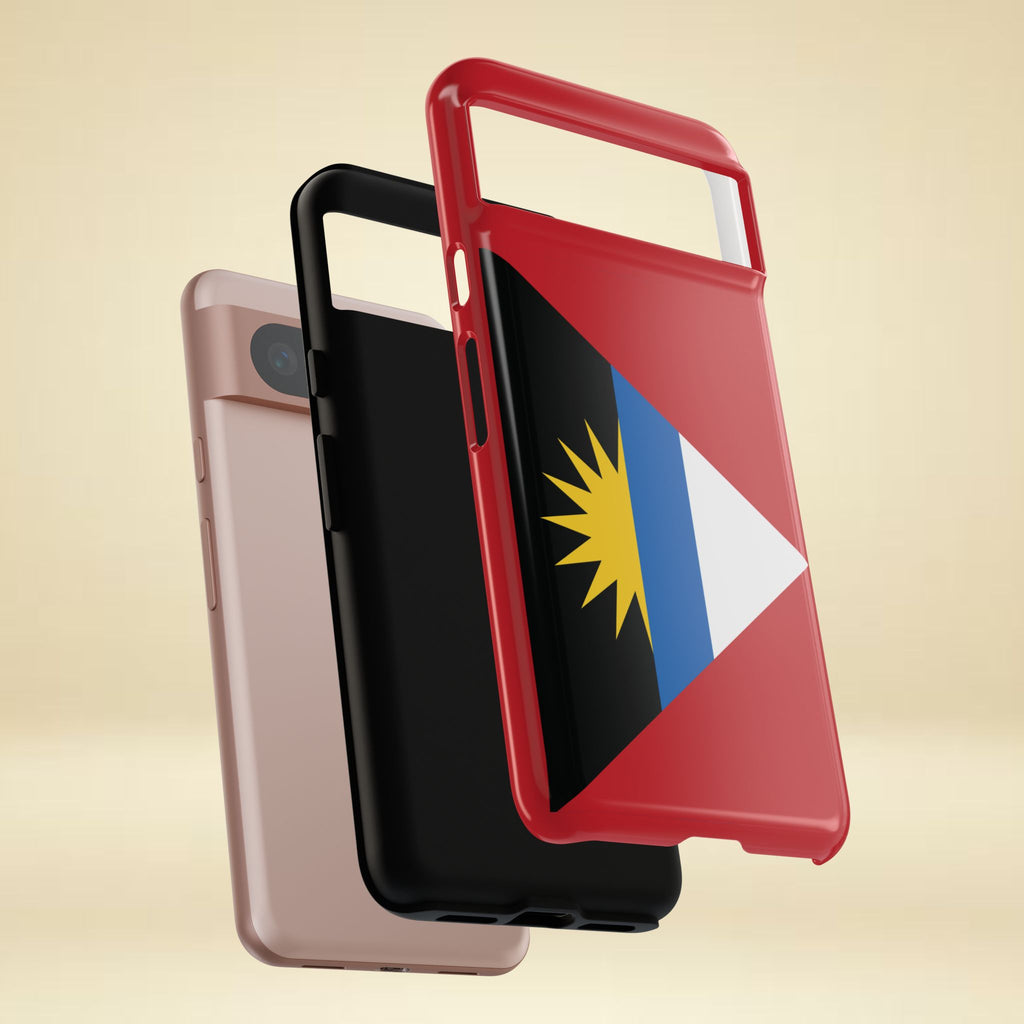 Antigua and Barbuda Flag Tough Phone Case - Irie Blues Boutique