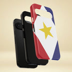 Saba Flag Tough Phone Case - Irie Blues Boutique