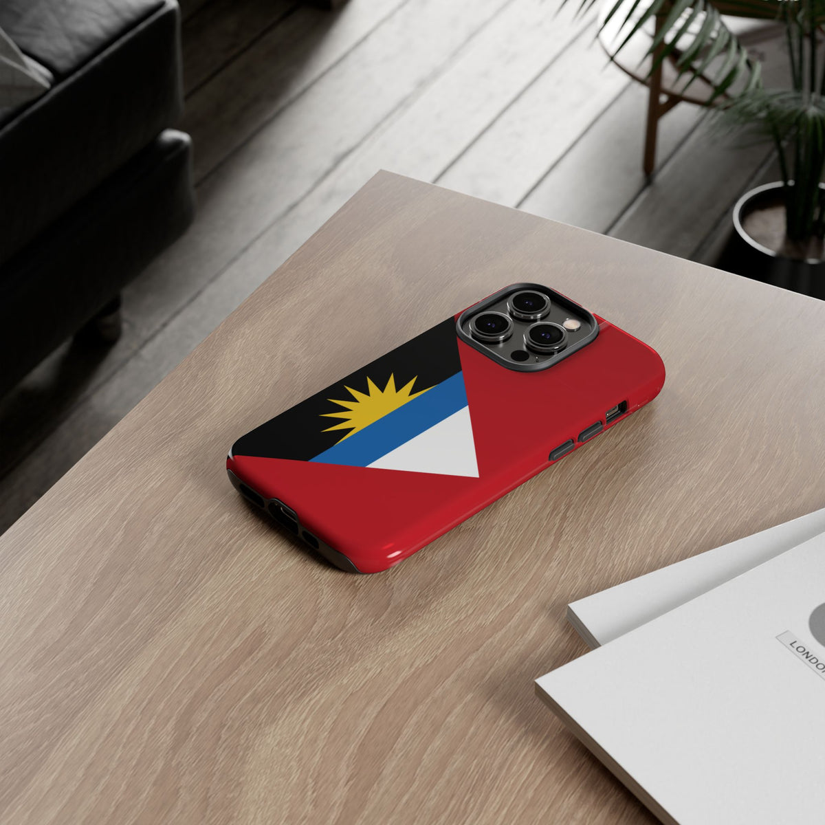 Antigua and Barbuda Flag Tough Phone Case - Irie Blues Boutique