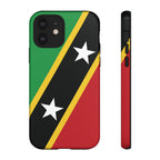 Saint Kitts and Nevis Flag Tough Phone Case - Irie Blues Boutique