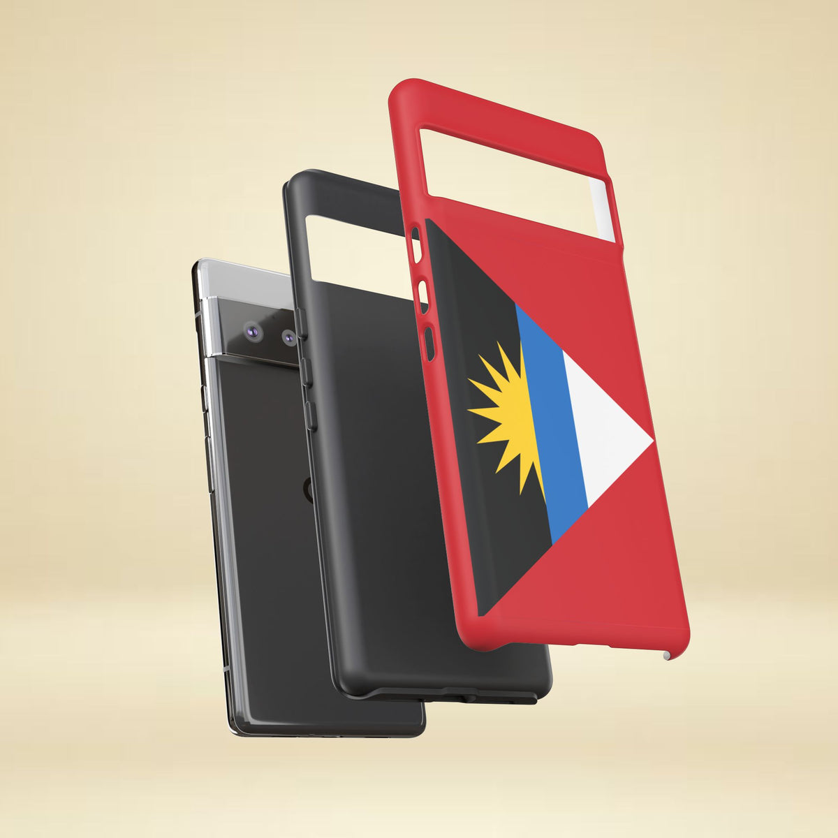 Antigua and Barbuda Flag Tough Phone Case - Irie Blues Boutique